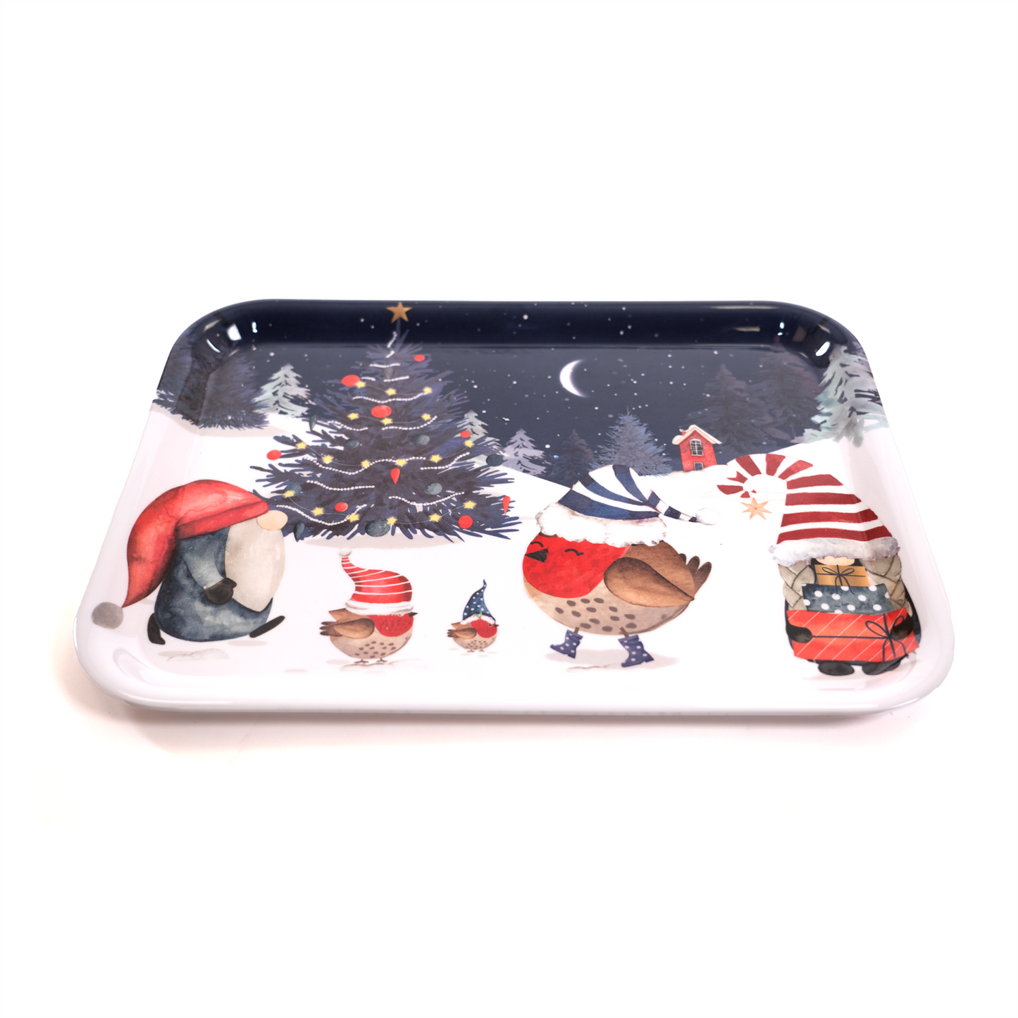 Festive Forest Friends Large Tray
