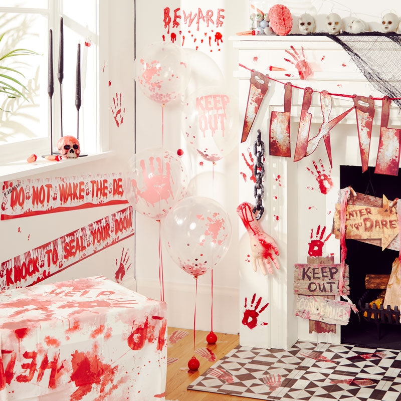 Bloody Hand Window Stickers