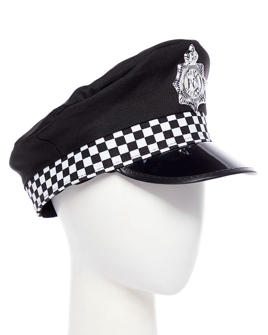 Black Policeman Hat