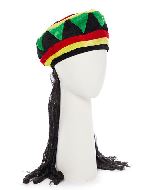 Reggae Hat with Dreadlocks