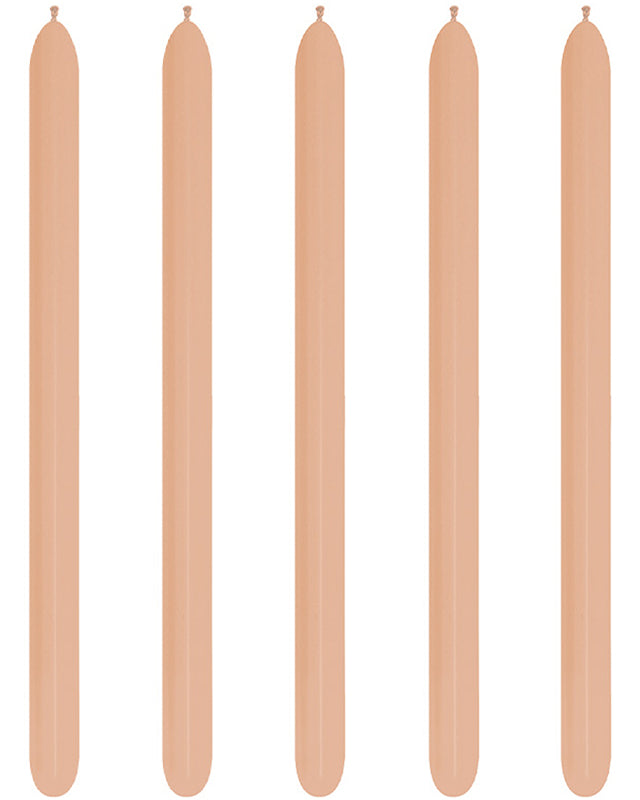 360 Modelling Latex Balloons Fashion Peach Blush (50pk)