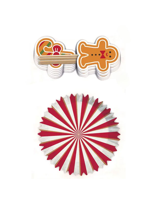 Gingerbread Swirl Cupcake Kit (28pk)