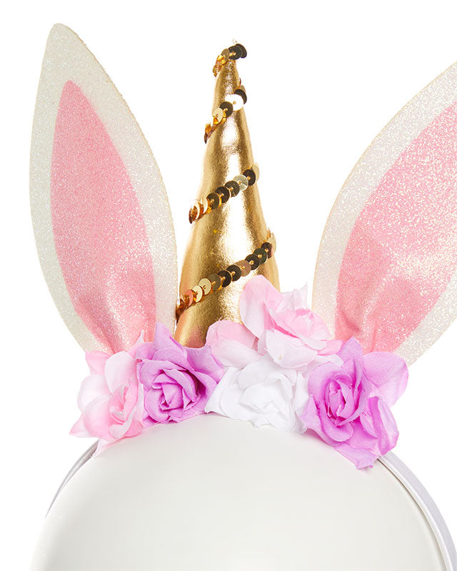 Easter Unicorn Bunny Headband