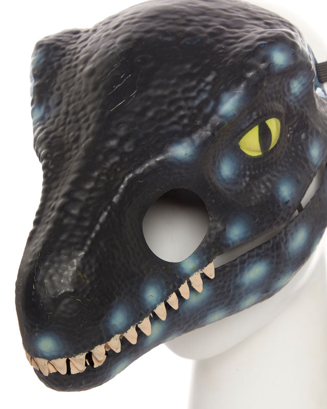 Jurassic Park Velociraptor Blue Movable Jaw Mask