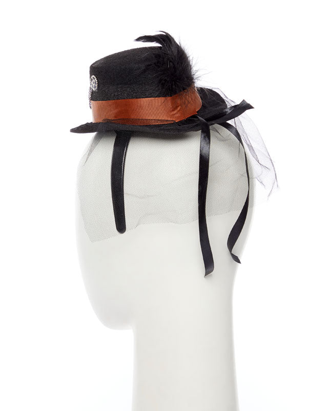 Steampunk Gear Mini Top Hat