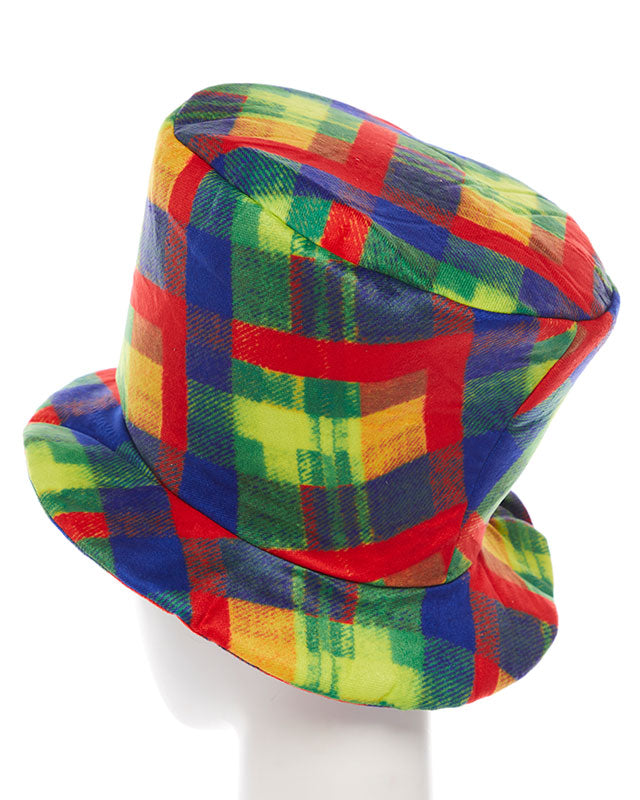 Rainbow Clown Top Hat