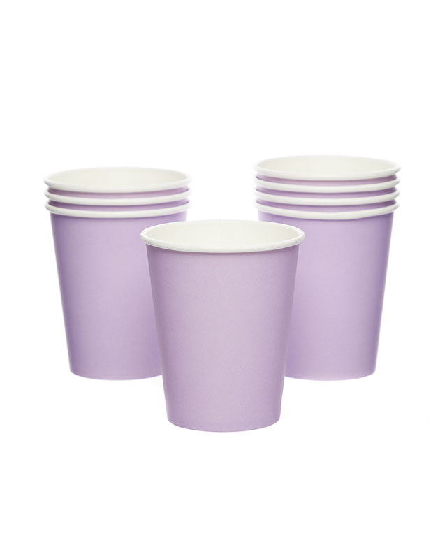 Lavender Paper Cups - 237ml (8pk)