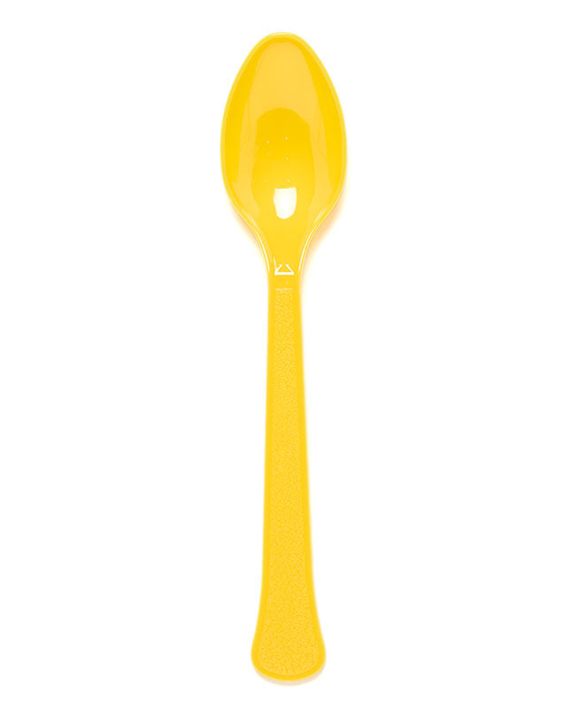 Pack Of 24 Egg Spoons, Plastic, Colourful, 3 Colours, Small