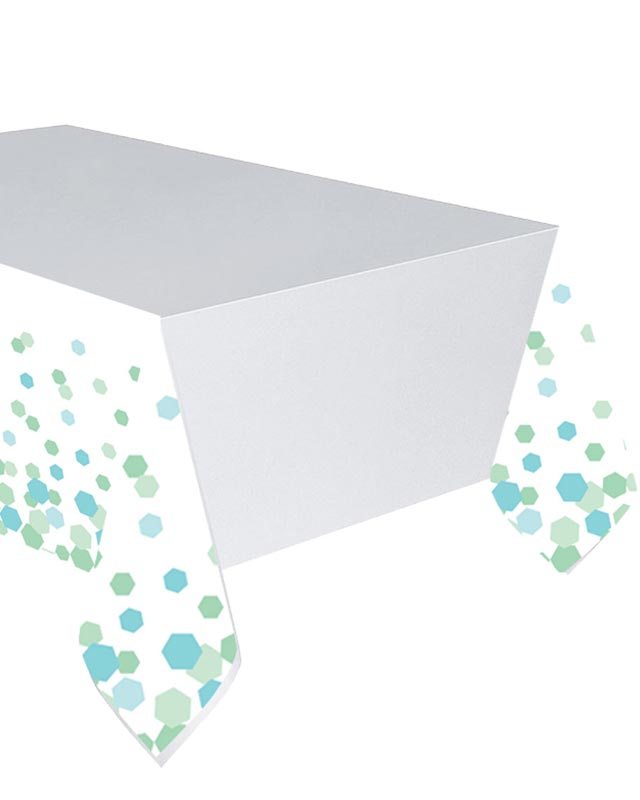 Shimmering Party Plastic Table Cover - 1.3m x 2.6m