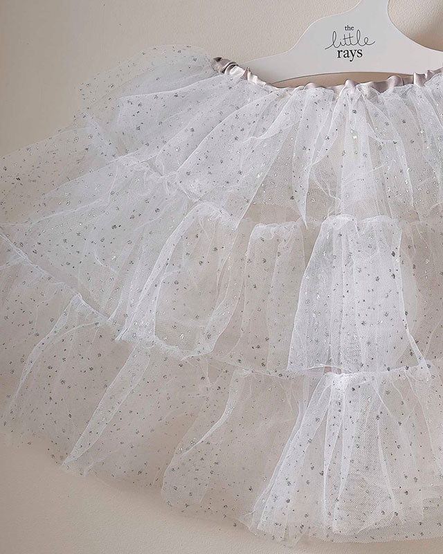 Starlight Silver & White Tutu -3-5 Years