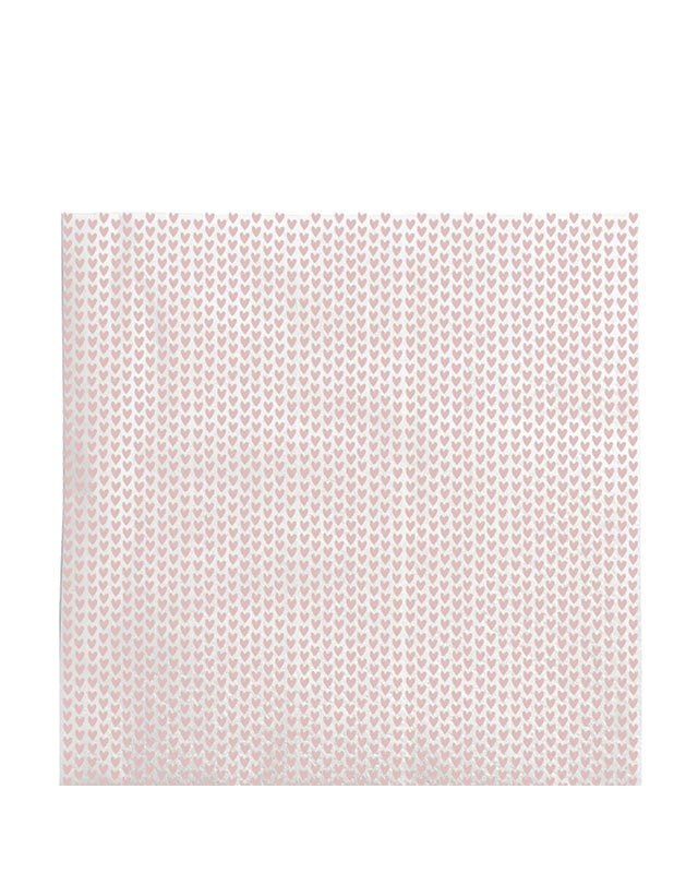 Ditsy Hearts Paper Napkins 33cm (16pk)