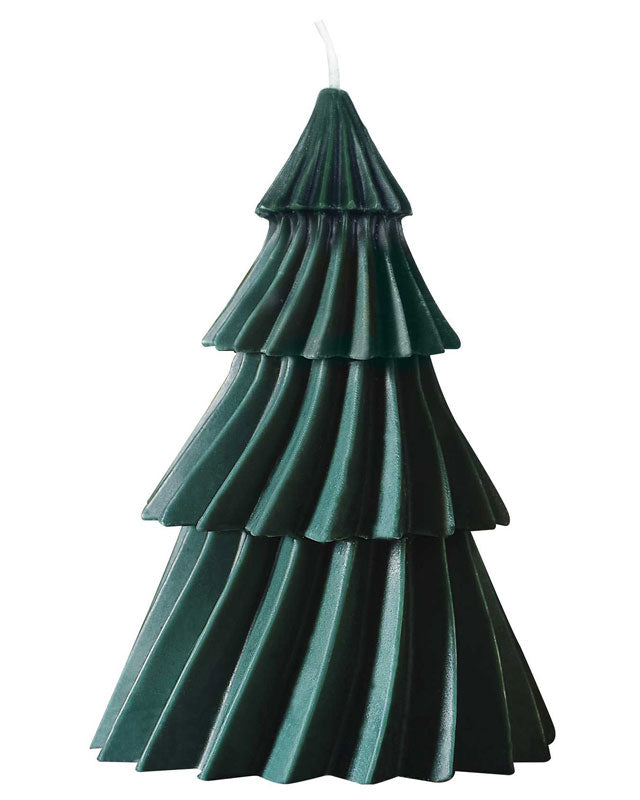 Green Tree Shaped Candle