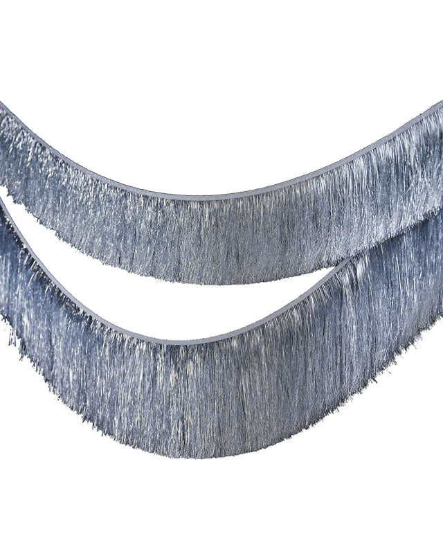 Silver Tinsel Garland