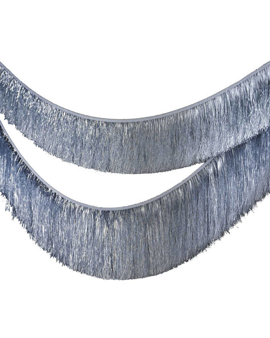 Silver Tinsel Garland