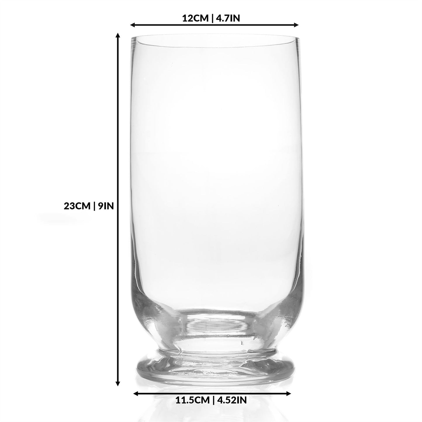 Tall Glass Storm Lantern Candle Holder | M&W
