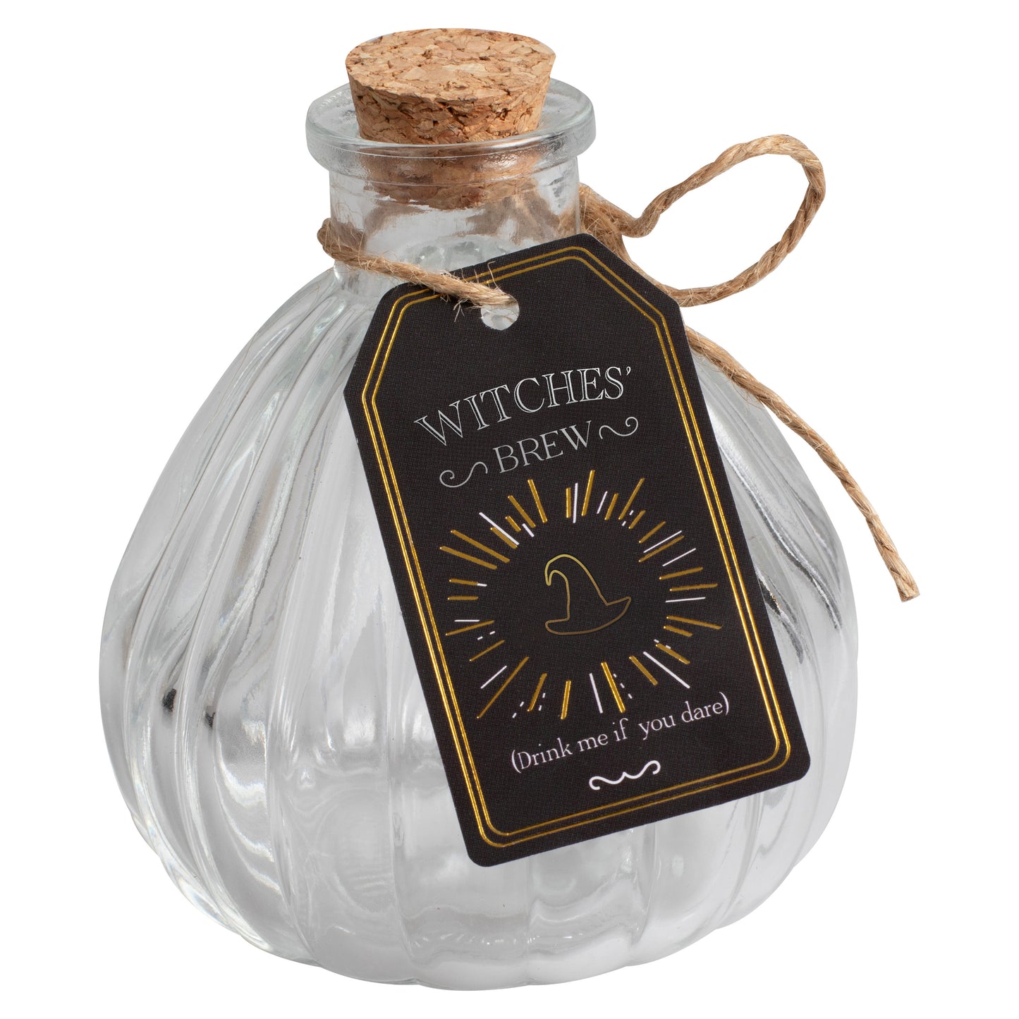 Witch's Brew Glass Potion Bottles (2PK)