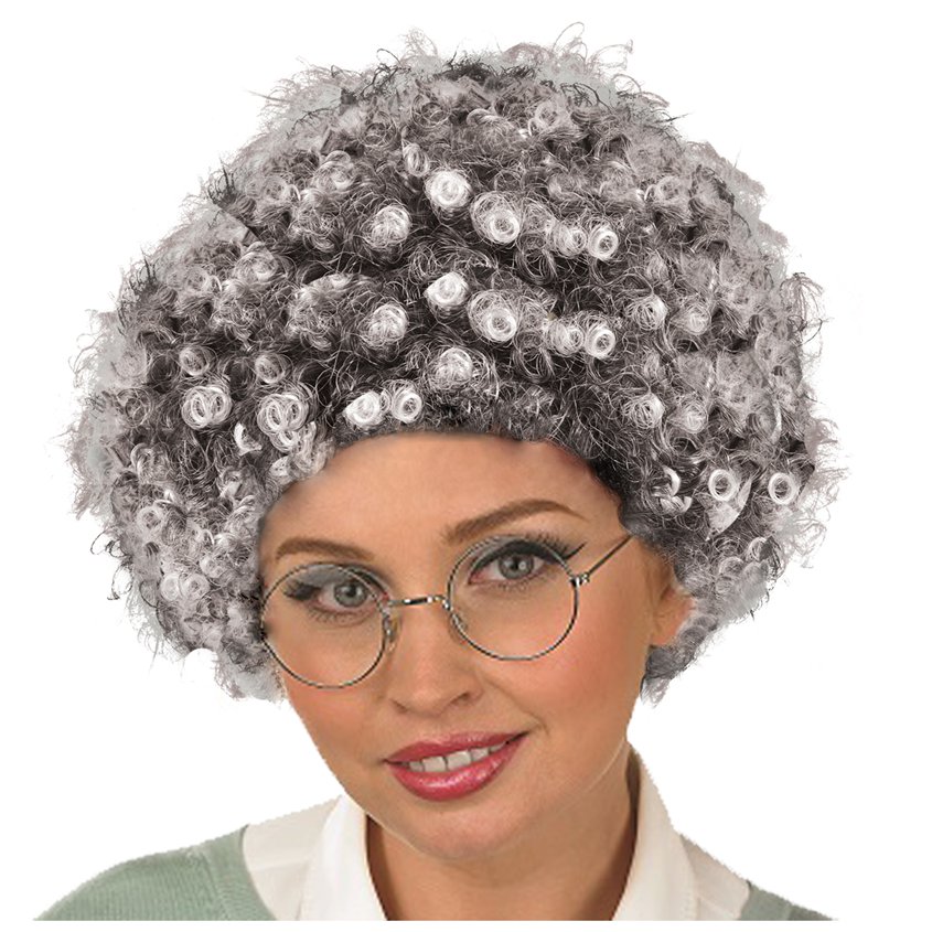 Grey Afro Wig – Party Delights Wondergroup