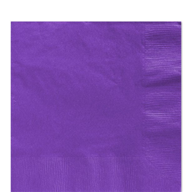 Purple Paper Napkins - 33cm (40pk)