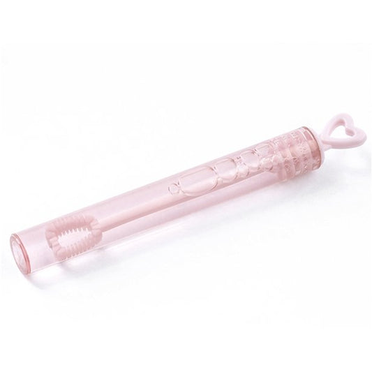 Pink Heart Tube Bubbles (48pk)