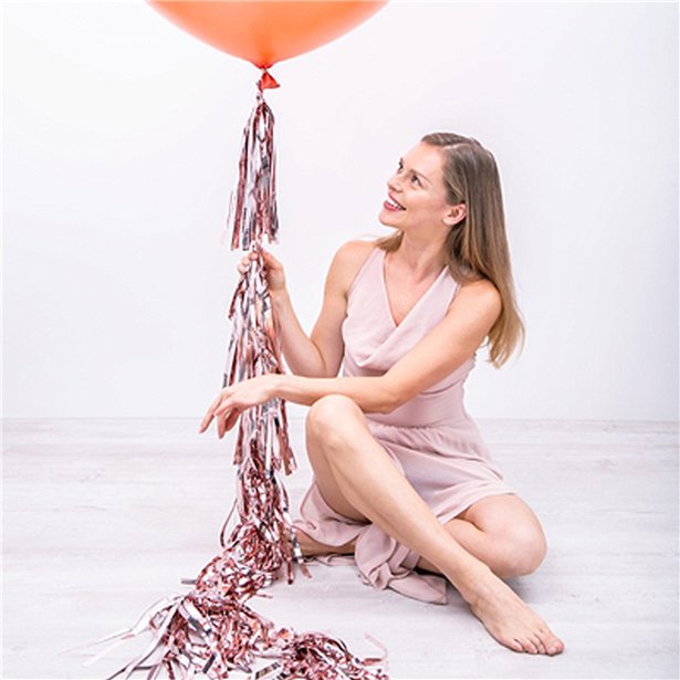 Rose Gold Tassel Garland Decoration - 1.5m