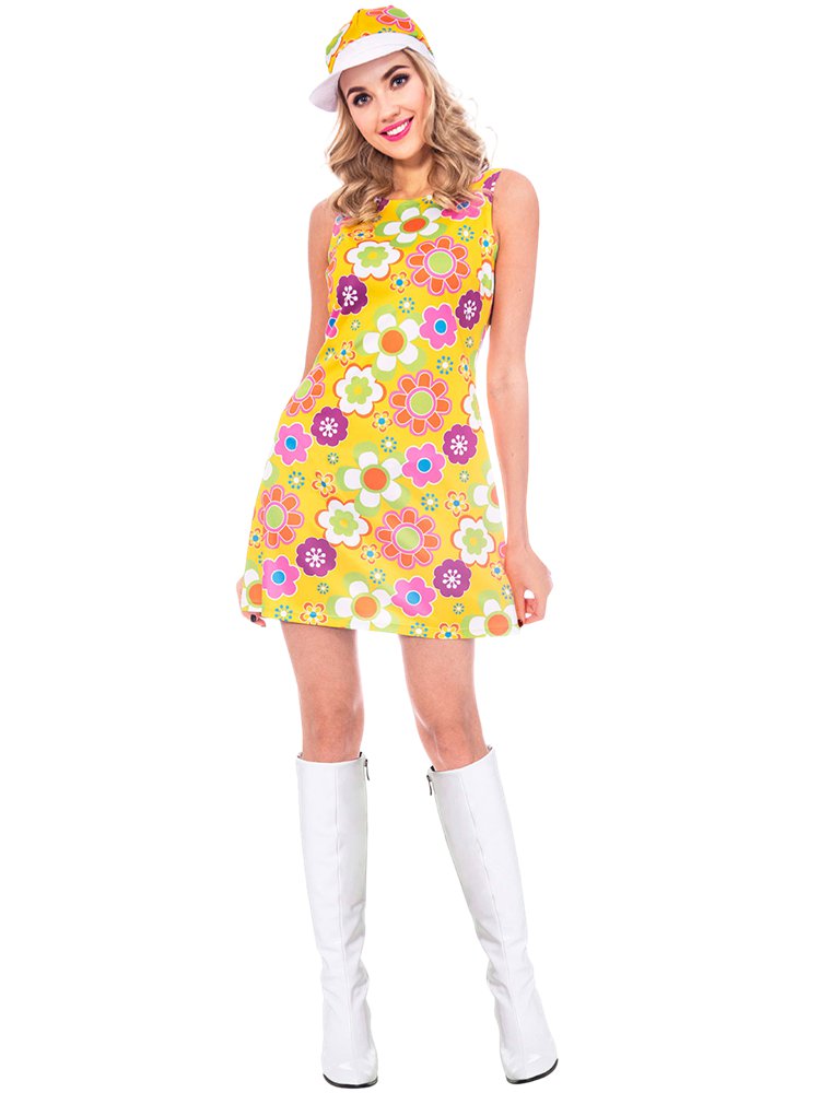 strapless open back dress Long Sleeve Stacia Dress - Flower Power