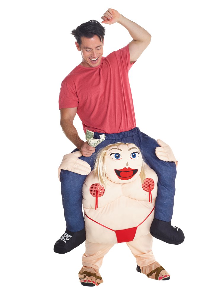 Piggyback Stripper - Adult Costume