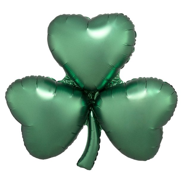 Emerald Shamrock Satin Supershape - 29" Foil