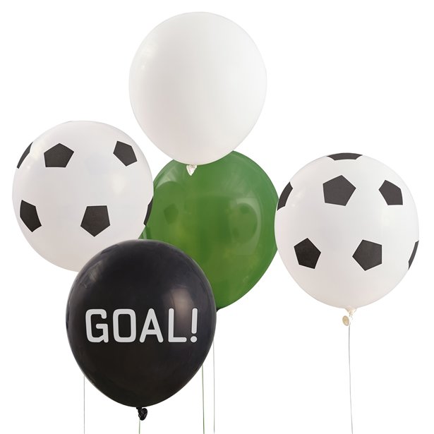 Football Latex Balloon Bundle (5pk)