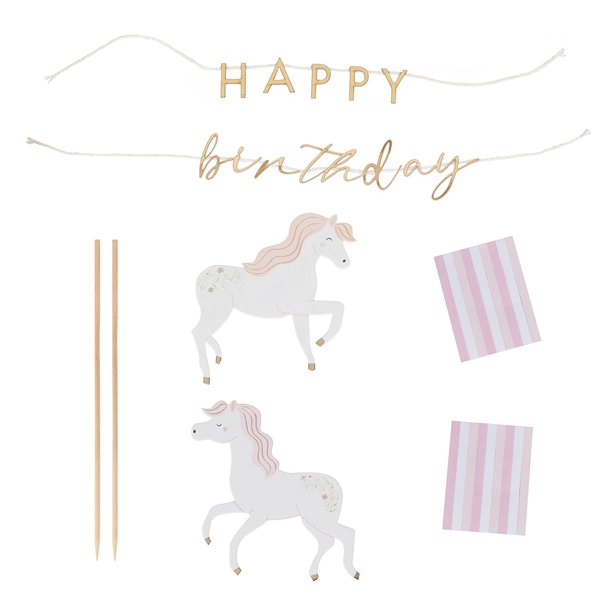 Princess Happy Birthday Cake Topper