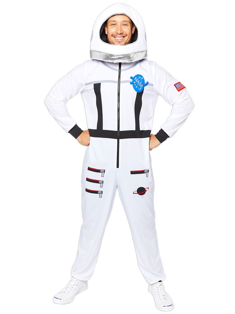 White Astronaut Suit - Adult Costume