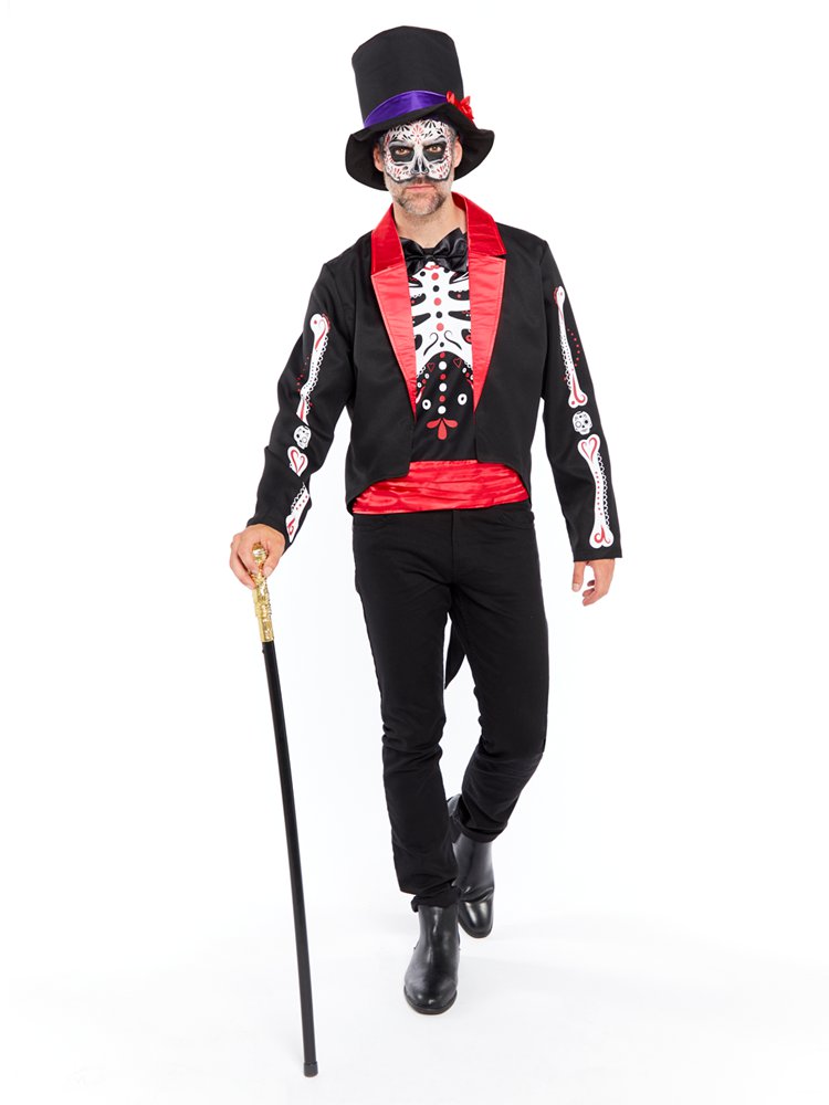 Day of the Dead Jacket - Adult Costume