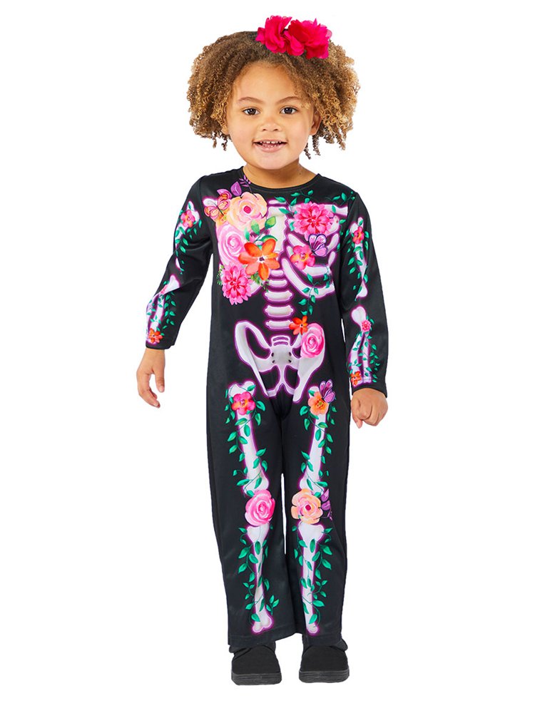 Little Floral Skeleton - Baby and Toddler Costume
