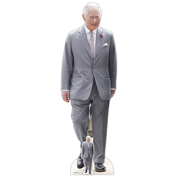 King Charles Cardboard Cutout - 108cm x 58cm
