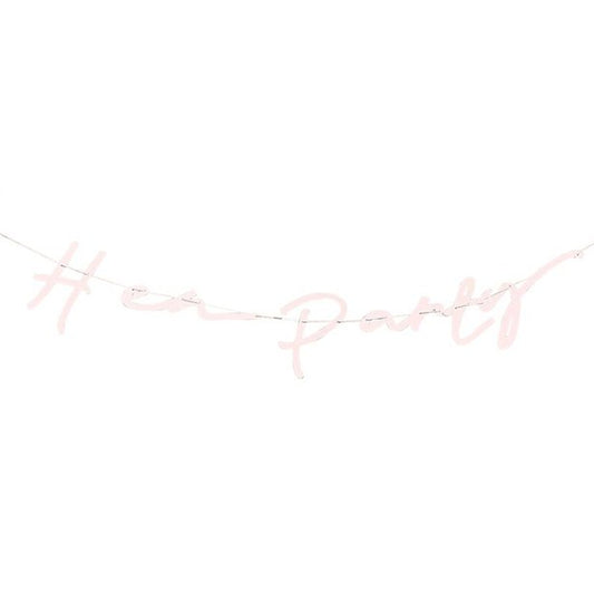 ECO Pink Hen Party Banner - 1.5m