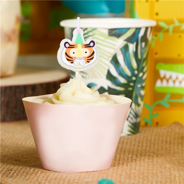 Party Animals Shaped Cake Candles - 6.7cm (5pk)