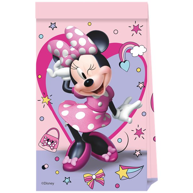 Minnie Mouse Junior Paper Bags (4pk)