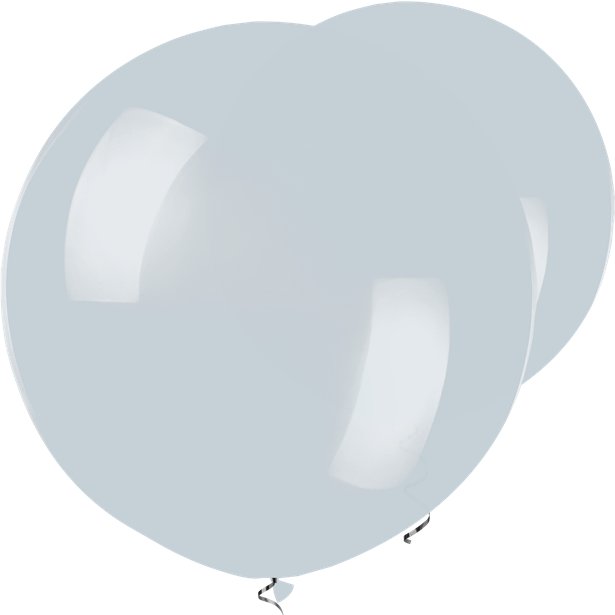 Fog Grey Large Balloons - 36" Latex (10pk)