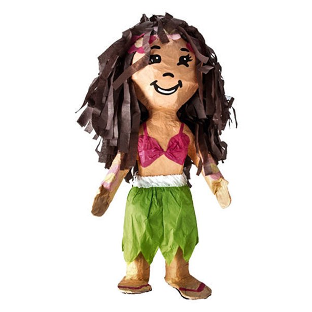 Hula Girl Piñata - 55cm x 22cm