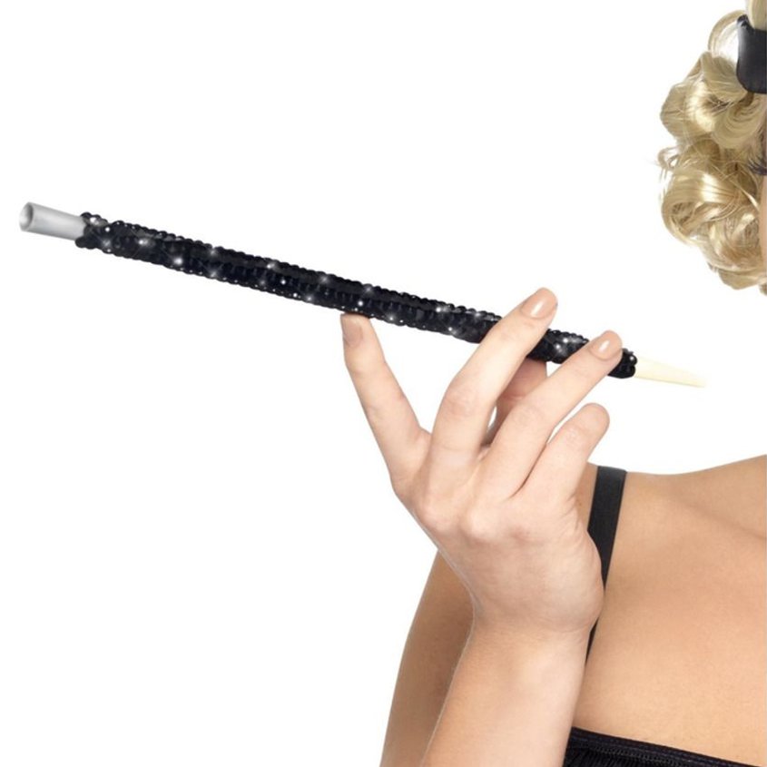 sequin cigarette holder Black Sequin Cigarette Holder