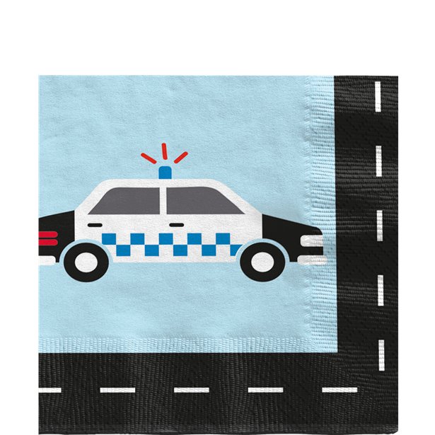 On the Road Paper Napkins - 33cm (20pk)