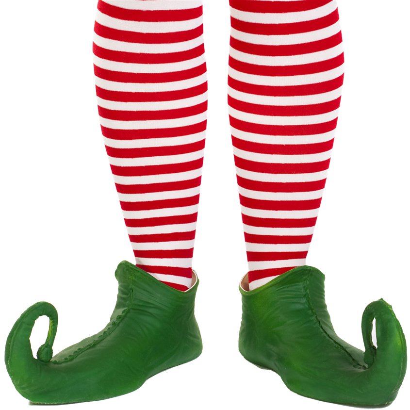 Red & White Striped Socks - Adult