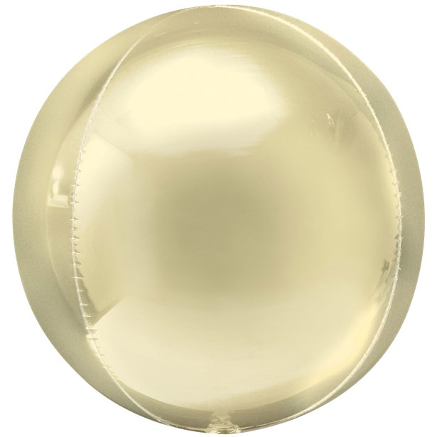 Pastel Yellow Orbz Balloon - 16" Foil