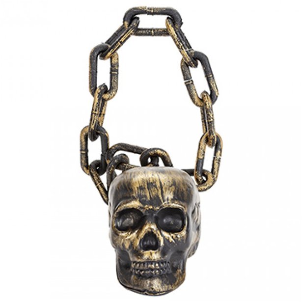 Skull on Chain Prop