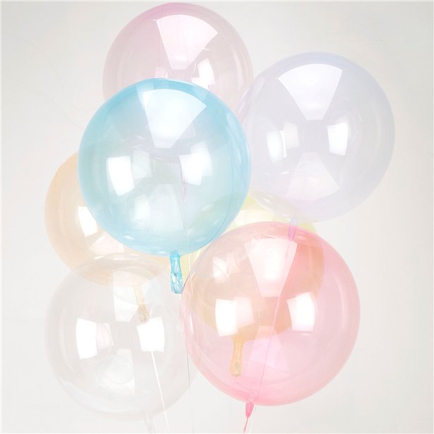 Crystal Clearz Yellow Balloon - 18"