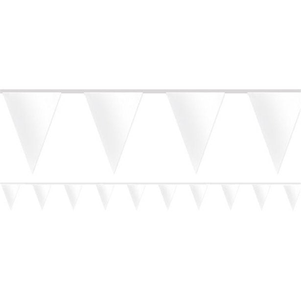 White Paper Bunting - 4.5m