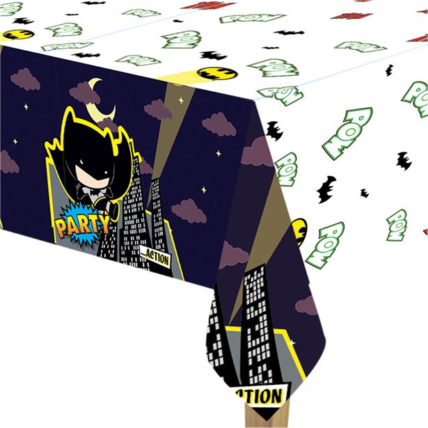 Batman & Joker Plastic Tablecover - 1.8m x 1.2m