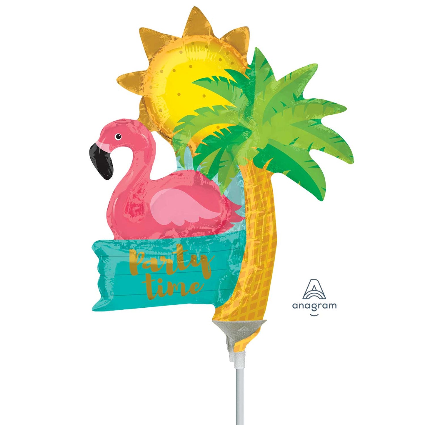 Party Time Let's Flamingle Mini-Balloon - Uninflated