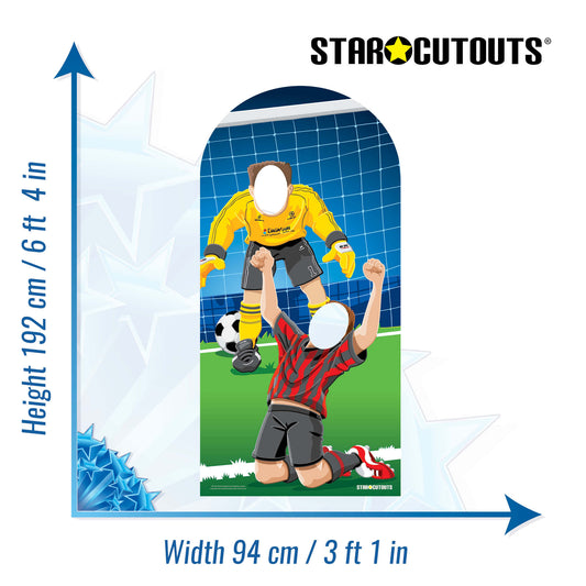 SC708 World Football World Cup 2026 Event Stand In Adult Cardboard Cutout Height 192cm