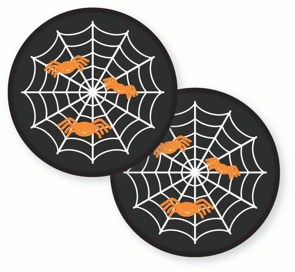 Spooky Spectacles Spider Web Plates - 23cm (8PK)