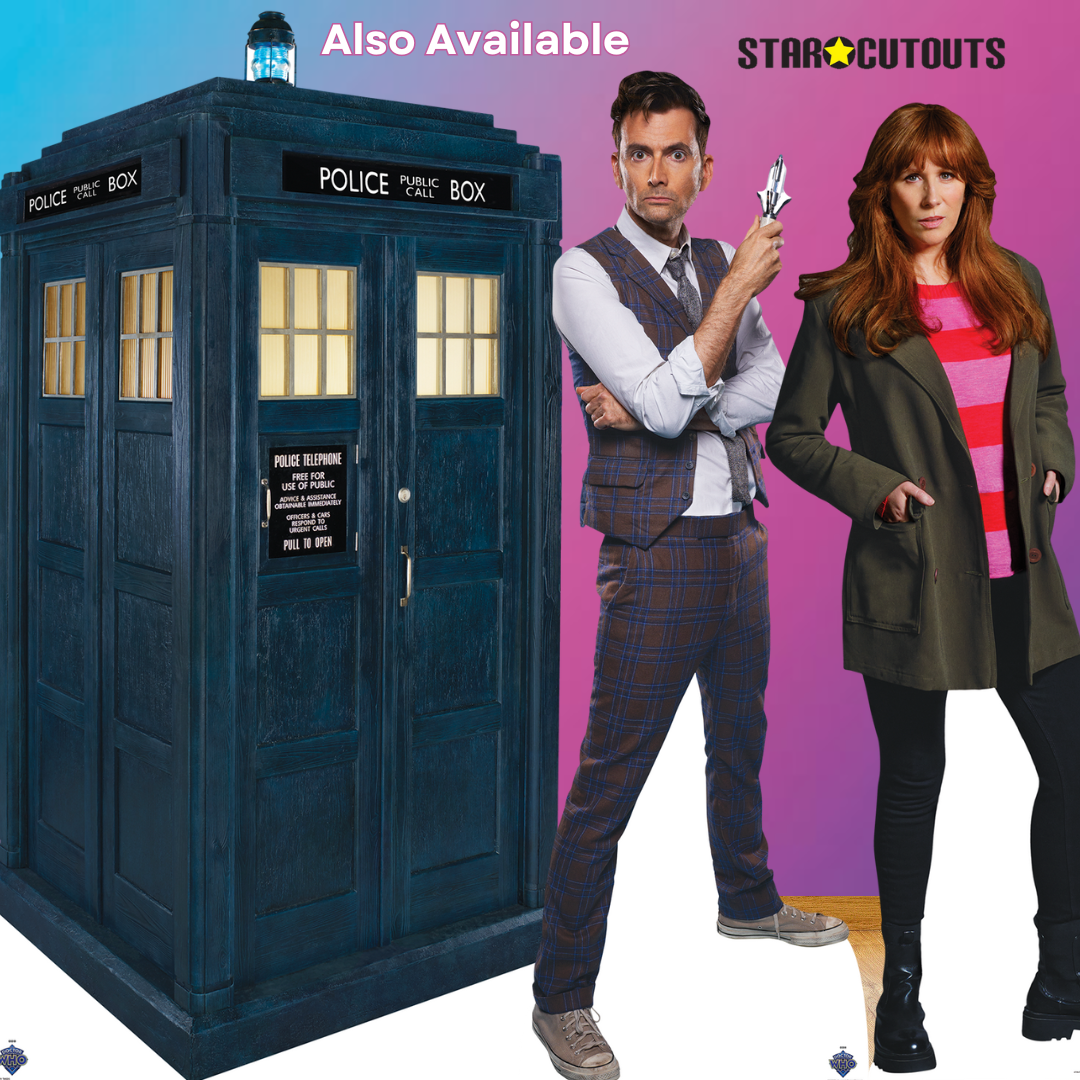 SC4391 TARDIS Police Box Doctor Who Cardboard Cut Out Height 173cm Doctor Who Cardboard Cutouts | Life Size Characters UK